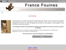 Tablet Screenshot of fouines.net